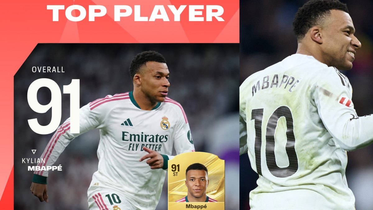 مبابي يتصدّر تقييمات الدوري الإسباني في لعبة EA FC 27