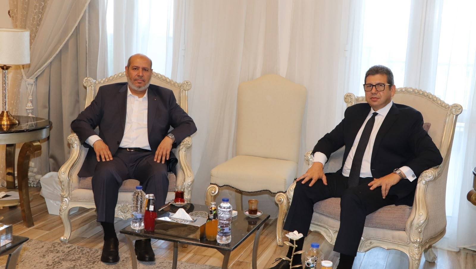 وفد حماس برئاسة الحية يلتقي وزير المخابرات المصرية في القاهرة