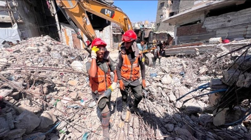 الدفاع المدني يحذر من تصاعد النزوح وانهيار المنازل بشرق غزة